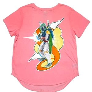 Womens Junior's Star Wars Boba Fett Graphic Tshirt